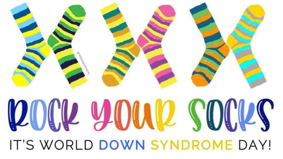 World Down Syndrome Day 2021 - wear different socks day!