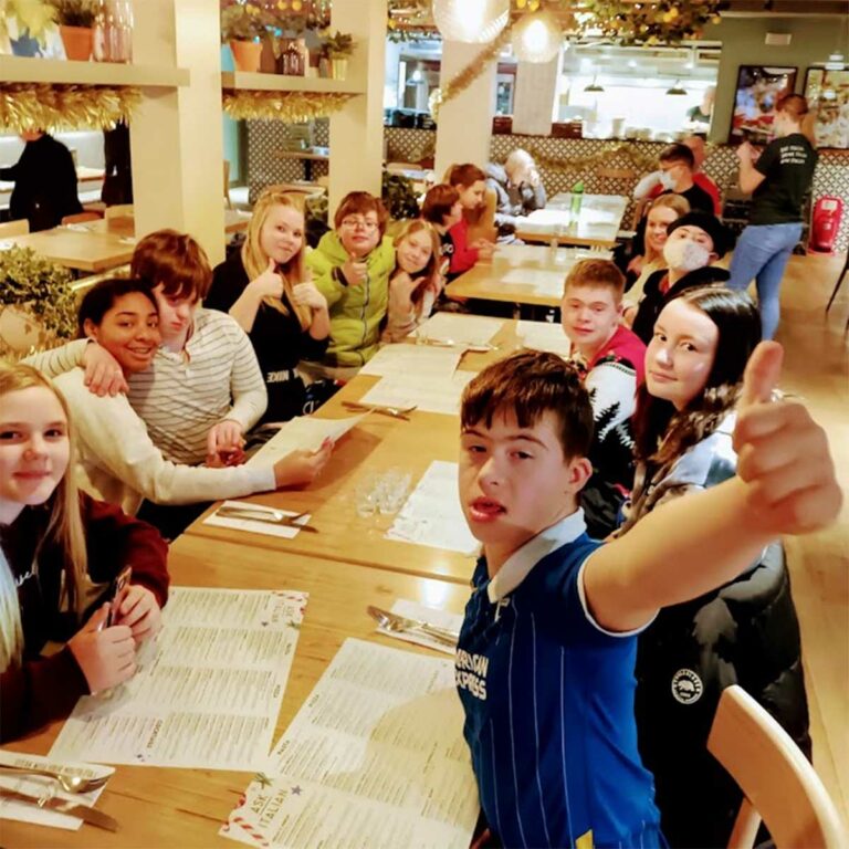 Teens meal out with the DSDT 2022